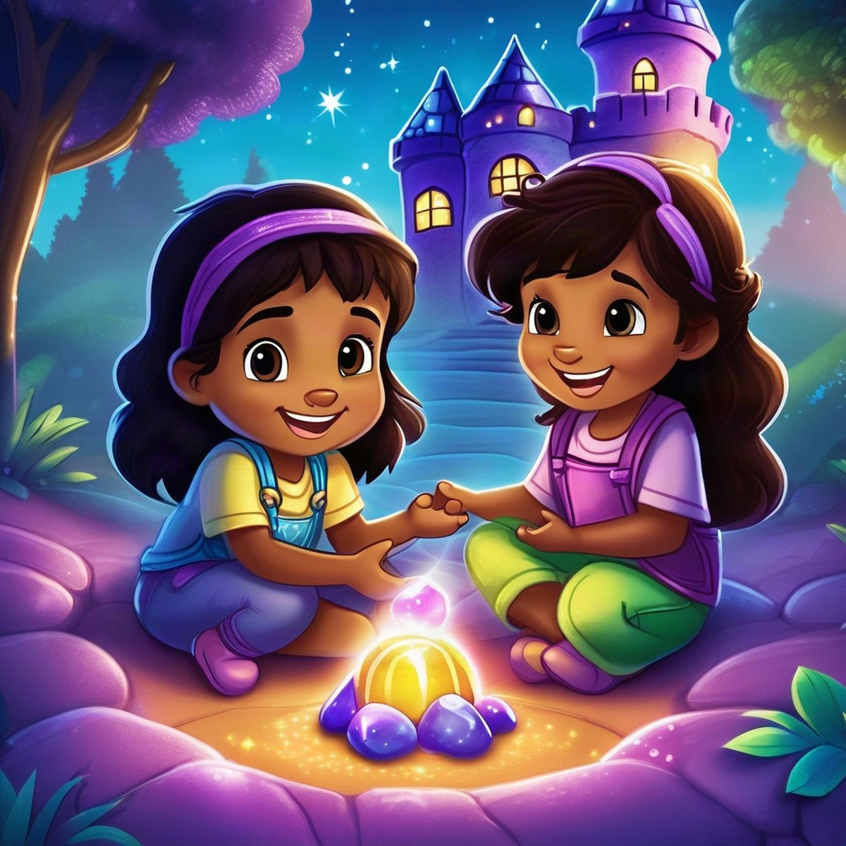 The Secret of the Glimmering Stones